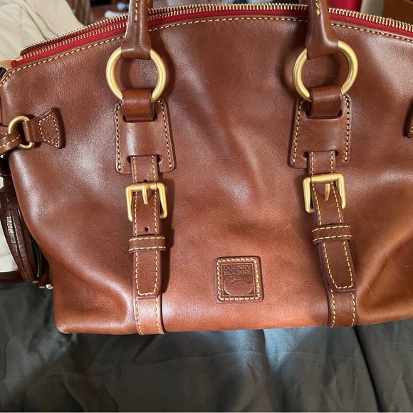 Dooney & Bourke Bristol satchel in chestnut color - Picture 11 of 13